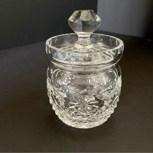Crystal Condiment Jar by Galway